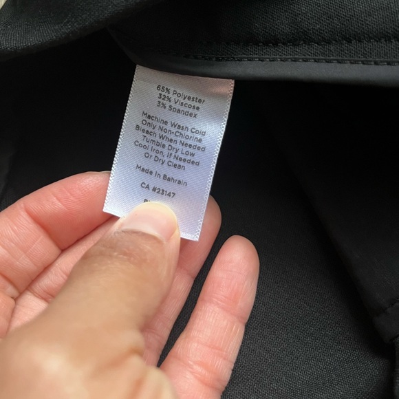 Talbots Womens Dress Pant Plus Sz 18WP Black Stretch Classic Fit - Picture 3 of 6